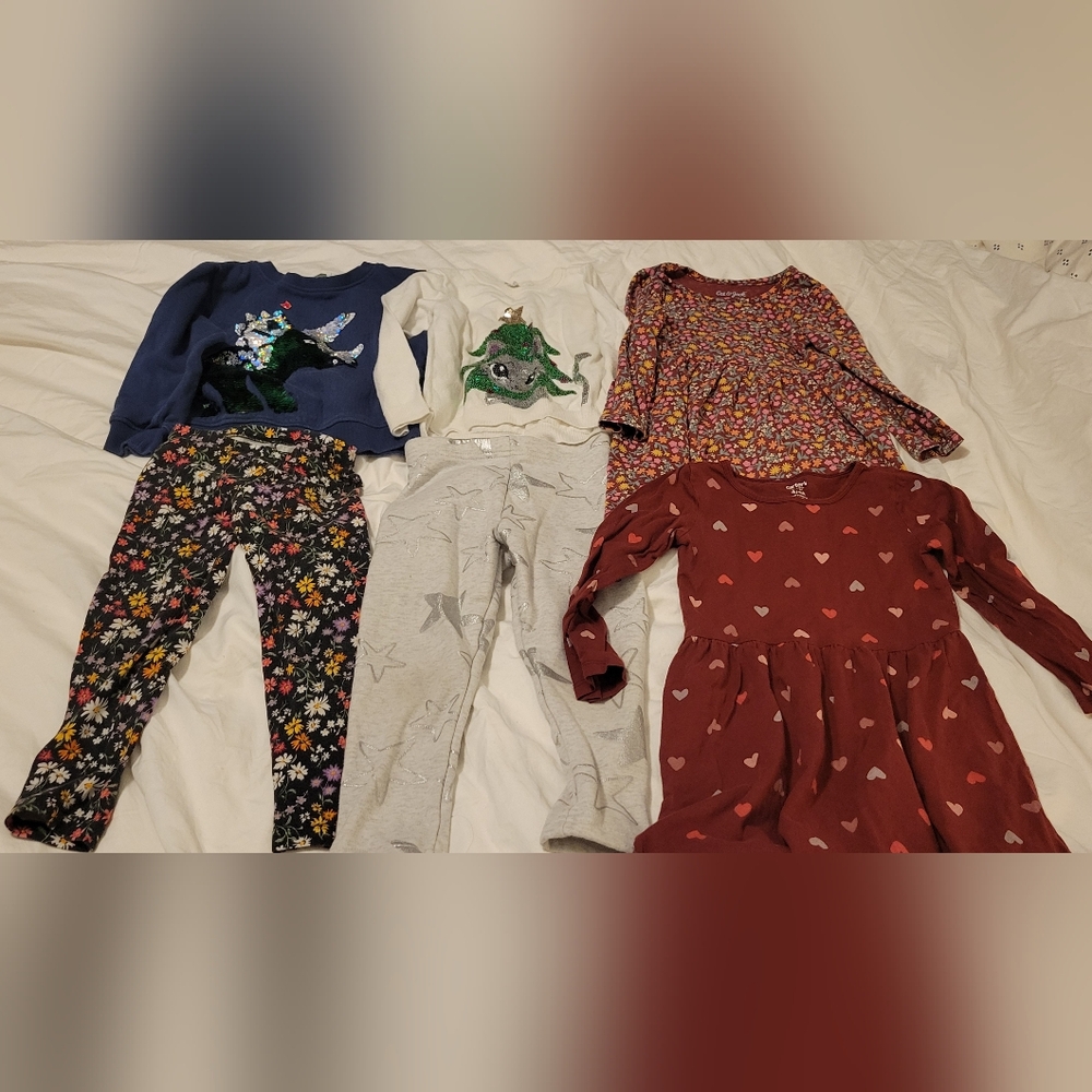 H&M Kids Shirts & Tops Set - Blue, Gray, Red, Multicolor
